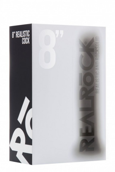 Чёрный фаллоимитатор Realistic Cock 8 Чёрный фаллоимитатор Realistic Cock 8