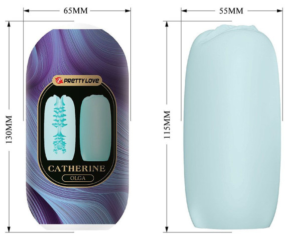 Голубой мастурбатор-вагина Olga Голубой мастурбатор-вагина Olga