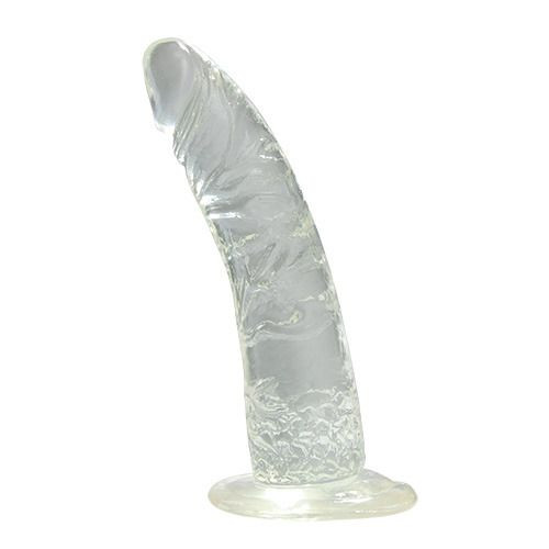 Прозрачный фаллоимитатор без мошонки JELLY DILDO REAL RAPTURE CLEAR - 18 см. Прозрачный фаллоимитатор без мошонки JELLY DILDO REAL RAPTURE CLEAR - 18 см.