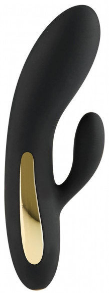 Черный вибромассажёр-кролик Splendor Rabbit - 17 см. Черный вибромассажёр-кролик Splendor Rabbit - 17 см.
