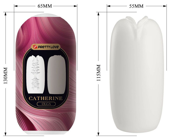 Белый мастурбатор-вагина Olga Белый мастурбатор-вагина Olga