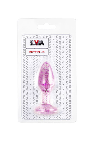 Фиолетовая акриловая анальная втулка - 8 см. Фиолетовая акриловая анальная втулка - 8 см.