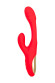 Красный вибратор-кролик с двигающимся язычком Patti - 24 см. Красный вибратор-кролик с двигающимся язычком Patti - 24 см.