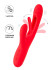 Красный вибратор-кролик с двигающимся язычком Patti - 24 см. Красный вибратор-кролик с двигающимся язычком Patti - 24 см.