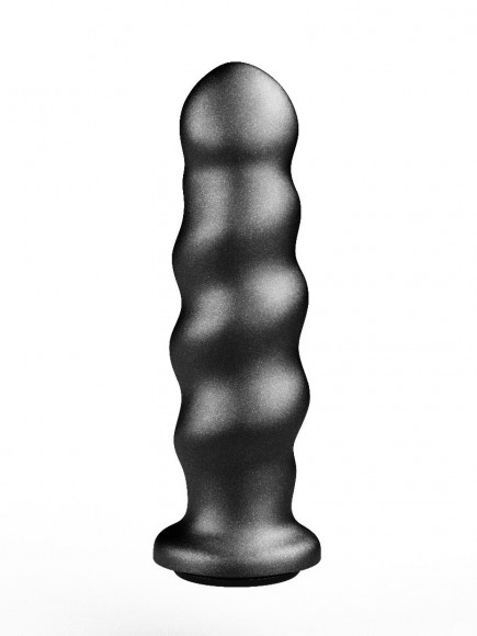 Черная насадка на трусики харнесс Platinum - 16 см. Черная насадка на трусики харнесс Platinum - 16 см.