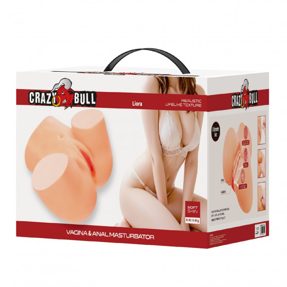 Телесный мастурбатор Liora с 2 любовными тоннелями Телесный мастурбатор Liora с 2 любовными тоннелями