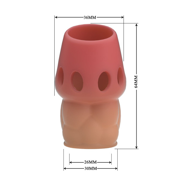 Реалистичная насадка на пенис Oscar Реалистичная насадка на пенис Oscar