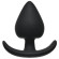 Чёрная анальная пробка Perfect Fit Plug Medium - 9 см. Чёрная анальная пробка Perfect Fit Plug Medium - 9 см.