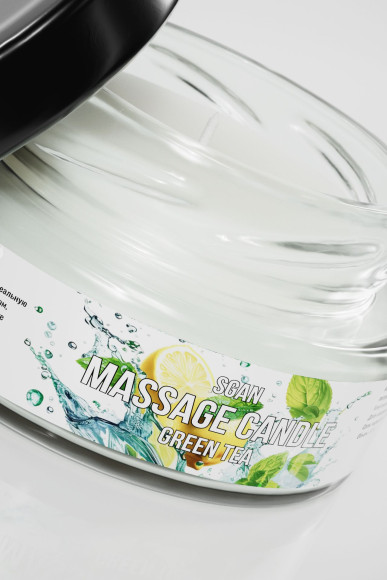 Массажная свеча «Зелёный чай» - 50 мл. Массажная свеча «Зелёный чай» - 50 мл.