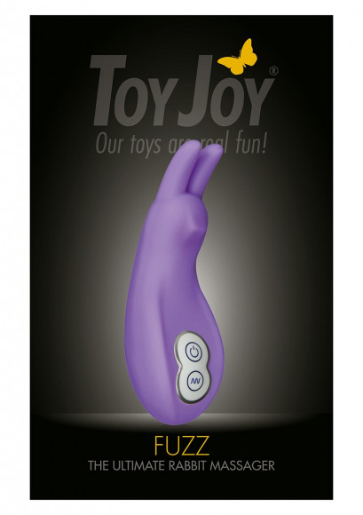 Сиреневый вибромассажер-заяц FUZZ THE ULTIMATE RABBIT - 12 см. Сиреневый вибромассажер-заяц FUZZ THE ULTIMATE RABBIT - 12 см.