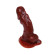 Коричневая фаллическая насадка с вибропулькой - 13,3 см. Коричневая фаллическая насадка с вибропулькой - 13,3 см.