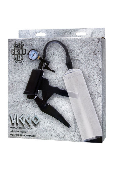 Прозрачная механическая помпа для пениса Viggo Прозрачная механическая помпа для пениса Viggo