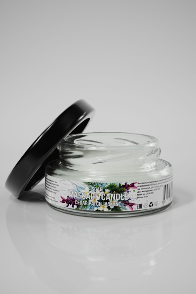 Массажная свеча «Кедр - Пачули - Жасмин» - 50 мл. Массажная свеча «Кедр - Пачули - Жасмин» - 50 мл.