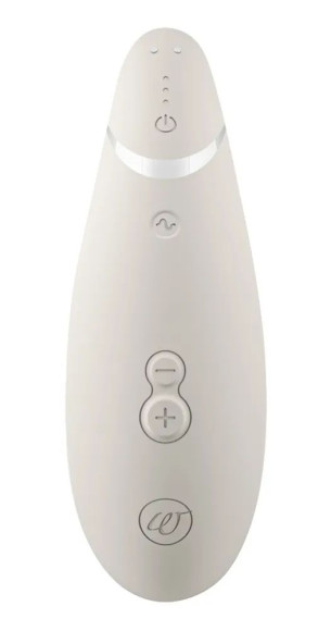 Светло-серый клиторальный стимулятор Womanizer Premium 2 Светло-серый клиторальный стимулятор Womanizer Premium 2