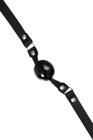 Черный кляп-леденец на кожаных ремешках со вкусом бейлиз Черный кляп-леденец на кожаных ремешках со вкусом бейлиз