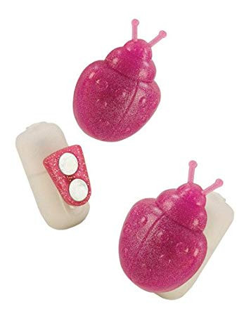 Розовый стимулятор на трусики в форме божьей коровки Розовый стимулятор на трусики в форме божьей коровки