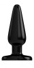 Черный анальный стимулятор Bottom Line - 10,5 см.
