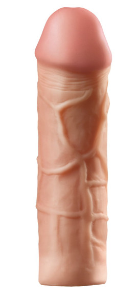 Телесная насадка Mega 2 Extension - 20 см. Телесная насадка Mega 2 Extension - 20 см.