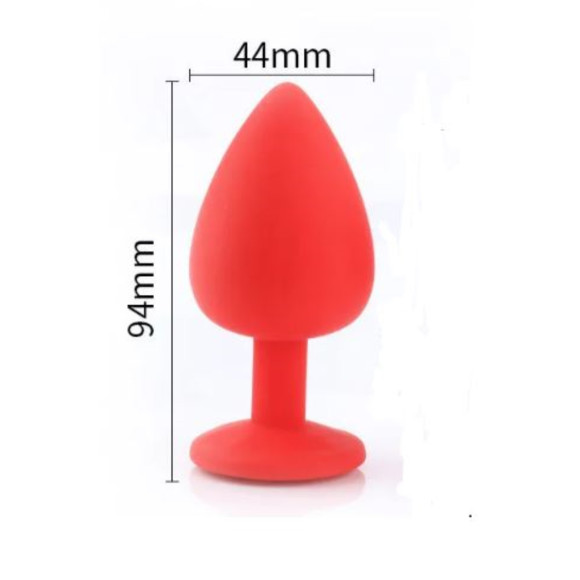 Розовая анальная пробка Оки-Чпоки с кристаллом - 9,4 см. Розовая анальная пробка Оки-Чпоки с кристаллом - 9,4 см.