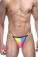 Мужские разноцветные трусы-стринги Don Moris Мужские разноцветные трусы-стринги Don Moris