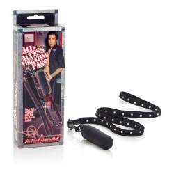 Виброяйцо на кожаном ремешке Phil Varone All Access Vibrating Pass Виброяйцо на кожаном ремешке Phil Varone All Access Vibrating Pass