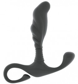 Серый анальный массажер простаты Prostate Massager No.27 - 12,5 см. Серый анальный массажер простаты Prostate Massager No.27 - 12,5 см.