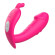 Розовый вибромассажёр с пультом дистанционного управления Розовый вибромассажёр с пультом дистанционного управления