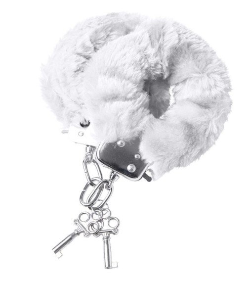 Наручники с белой меховой опушкой Наручники с белой меховой опушкой
