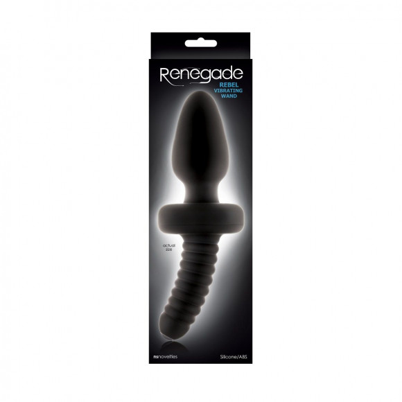 Анальный вибростимулятор Rebel Vibrating Wand - 22 см. Анальный вибростимулятор Rebel Vibrating Wand - 22 см.