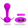 Лиловый вибромассажер для пар Chimera с пультом ДУ Лиловый вибромассажер для пар Chimera с пультом ДУ