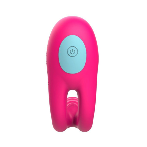 Розовое виброкольцо с пультом ДУ Розовое виброкольцо с пультом ДУ