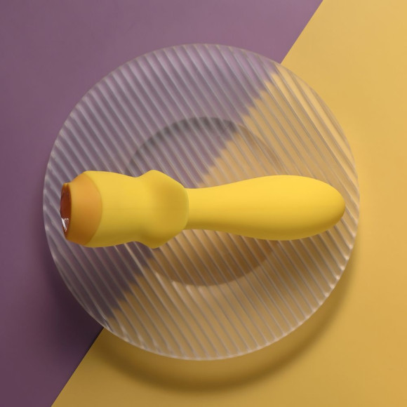 Желтая анальная вибропробка Mellow Yellow - 13,5 см. Желтая анальная вибропробка Mellow Yellow - 13,5 см.