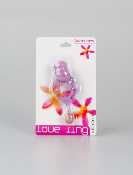 Эрекционное виброколечко Love Ring с хвостом Эрекционное виброколечко Love Ring с хвостом