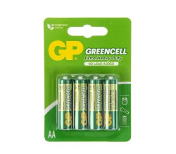 Батарейки солевые GP GreenCell AA/R6G - 4 шт. Батарейки солевые GP GreenCell AA/R6G - 4 шт.