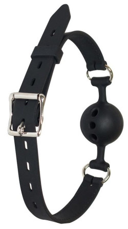 Черный кляп-шарик Charmer S Черный кляп-шарик Charmer S