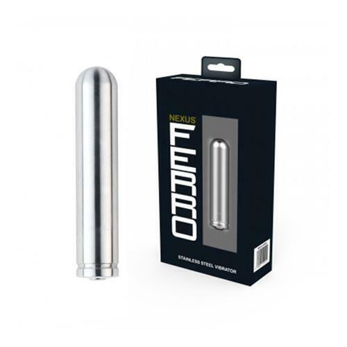 Серебристая стальная вибропуля Ferro - 7,2 см. Серебристая стальная вибропуля Ferro - 7,2 см.