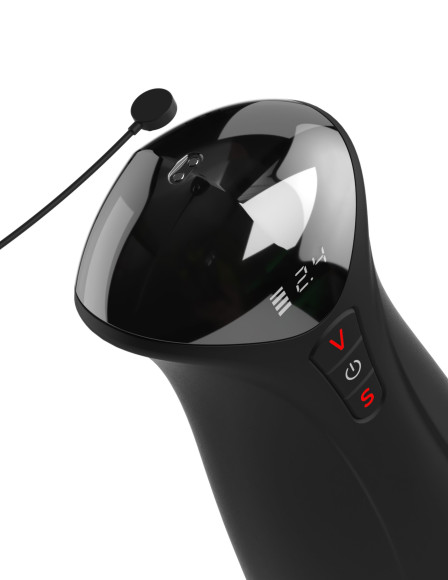 Телесный мастурбатор-вагина в черной колбе с вибрацией Fuck-O-Matic Pro XL Телесный мастурбатор-вагина в черной колбе с вибрацией Fuck-O-Matic Pro XL