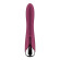 Малиновый вибратор-ротатор Spinning Vibe 1 - 18 см.