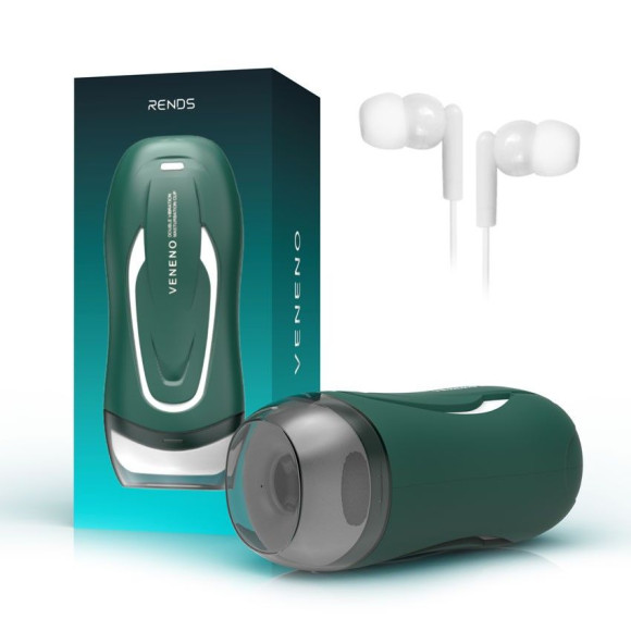 Зеленый вибромастурбатор с голосовым сопровождением Veneno Зеленый вибромастурбатор с голосовым сопровождением Veneno