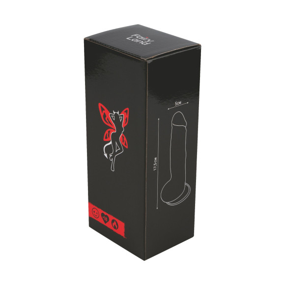 Черный реалистичный фаллоимитатор на подошве-присоске - 17,5 см. Черный реалистичный фаллоимитатор на подошве-присоске - 17,5 см.