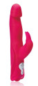 Розовый силиконовый вибратор JUMPING BULLETS с 3 моторами - 22 см. Розовый силиконовый вибратор JUMPING BULLETS с 3 моторами - 22 см.
