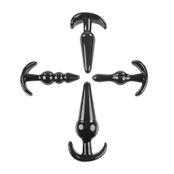 Набор из 4 анальных пробок-якорей Intro To Plugs Набор из 4 анальных пробок-якорей Intro To Plugs