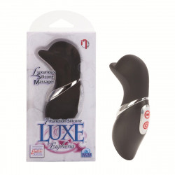 Чёрный клиторальный стимулятор 7-Function Silicone Luxe Euphoria Massagers Чёрный клиторальный стимулятор 7-Function Silicone Luxe Euphoria Massagers