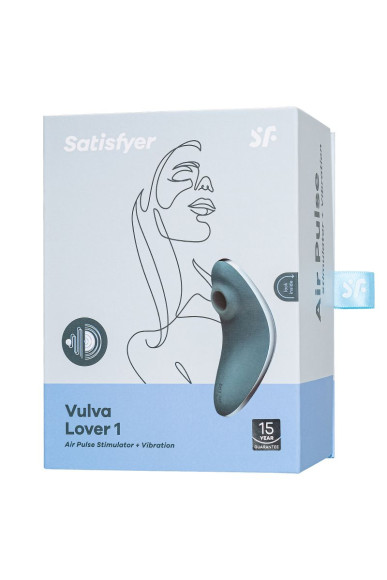 Синий вакуум-волновой вибростимулятор клитора Satisfyer Vulva Lover 1 Синий вакуум-волновой вибростимулятор клитора Satisfyer Vulva Lover 1