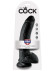 Чёрный фаллоимитатор 9 Cock with Balls - 22,9 см. Чёрный фаллоимитатор 9 Cock with Balls - 22,9 см.