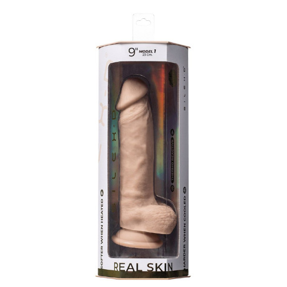 Телесный фаллоимитатор Real Skin Model 1 - 23 см.