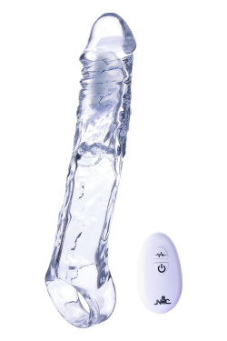 Прозрачная насадка-удлинитель Length Enhancer With Bullet с подхватом - 22,3 см. Прозрачная насадка-удлинитель Length Enhancer With Bullet с подхватом - 22,3 см.