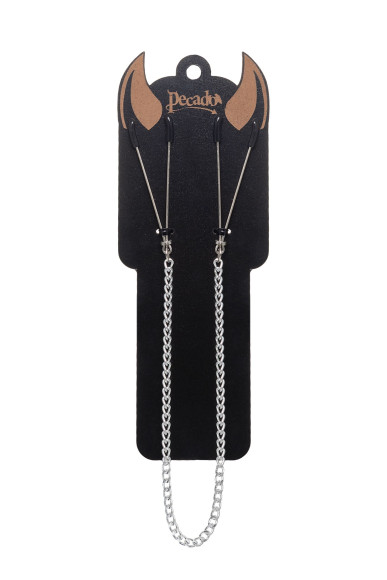 Зажимы на соски «Вилки» на цепочке Зажимы на соски «Вилки» на цепочке