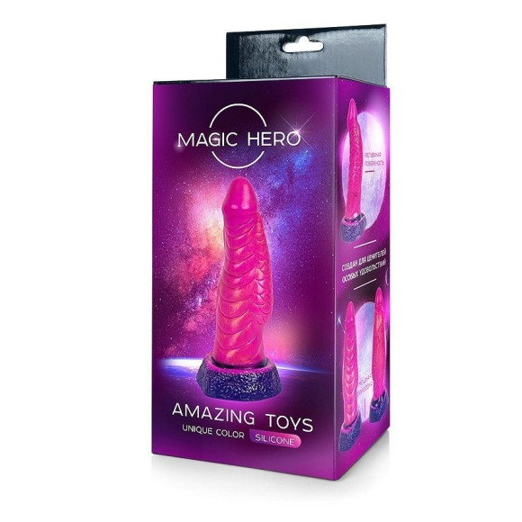 Розовый фантазийный фаллоимитатор - 17,5 см. Розовый фантазийный фаллоимитатор - 17,5 см.