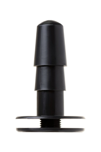 Женский страпон с вагинальной пробкой из неоскина - 18 см. Женский страпон с вагинальной пробкой из неоскина - 18 см.